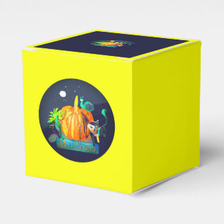 Halloween Animals & Pumpkin Trick or Treat  Favour Box