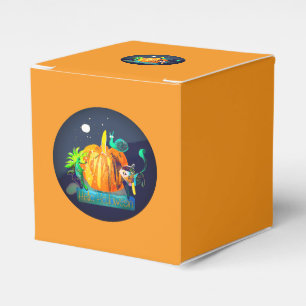 Halloween Animals & Pumpkin Trick or Treat  Favour Box