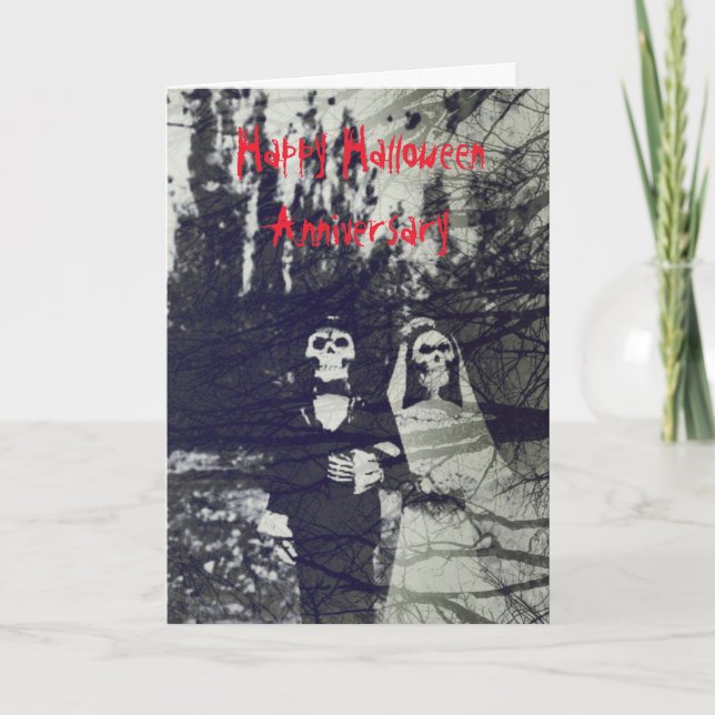 Halloween Anniversary Card (Front)