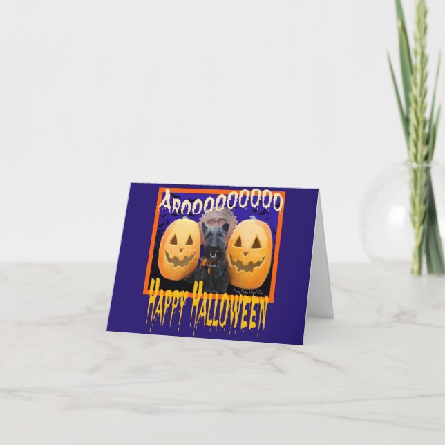 Halloween Arroos Note Card (Front)