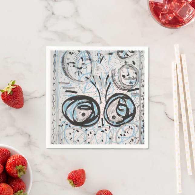 Halloween Art Collection Napkin (Insitu)