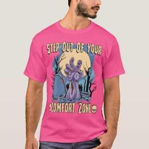 Halloween Art Horror Zombie Hand Humor Funny Weird T-Shirt