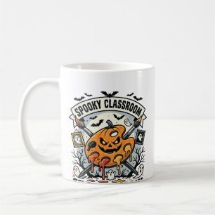 Halloween Art Teacher Spooky Classroom Coffee Mug