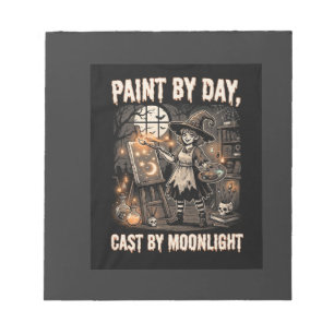 Halloween Artist Witch Magic Notepad