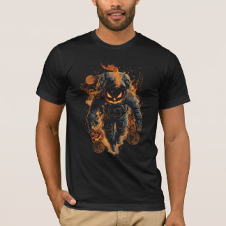 Halloween Astronaut Pumpkin Apocalypse T-Shirt