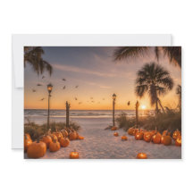 Halloween at Twilight at The Beach Notecard