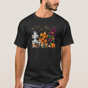 Halloween Autism Awareness Pumpkin Witch Autism T-Shirt
