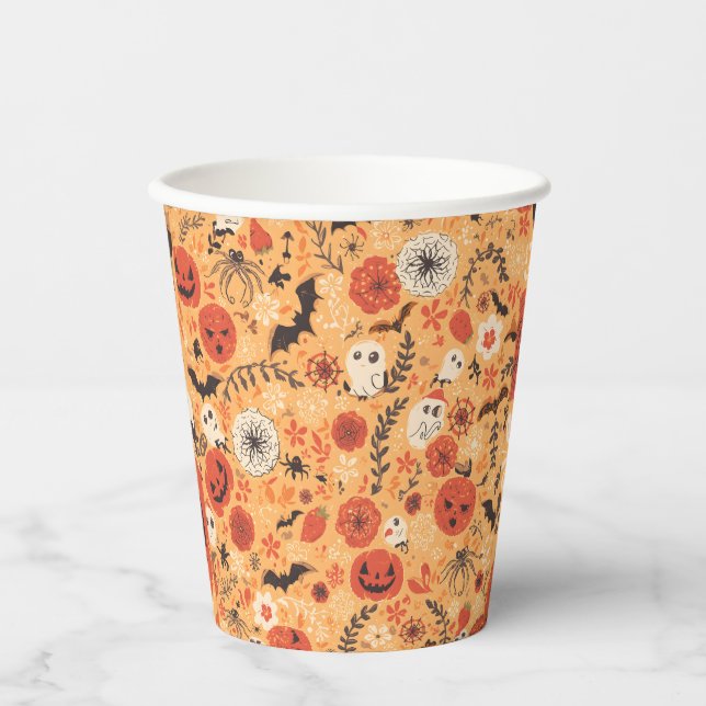 Halloween autumn party cup (Front)