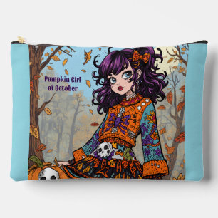 Halloween,Autumn Spooky Style, Spooky Cute, Accessory Pouch