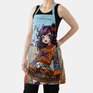 Halloween,Autumn Spooky Style, Spooky Cute, Apron