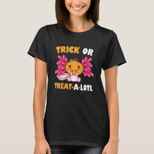 Halloween Axolotl Trick Or Treat Axolotl Costume T-Shirt