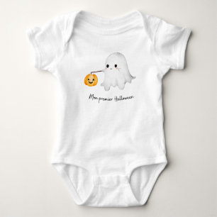 Halloween baby body - cute ghost bodysuit