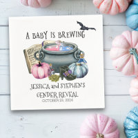 Halloween Baby Brewing Witch Gender Reveal   