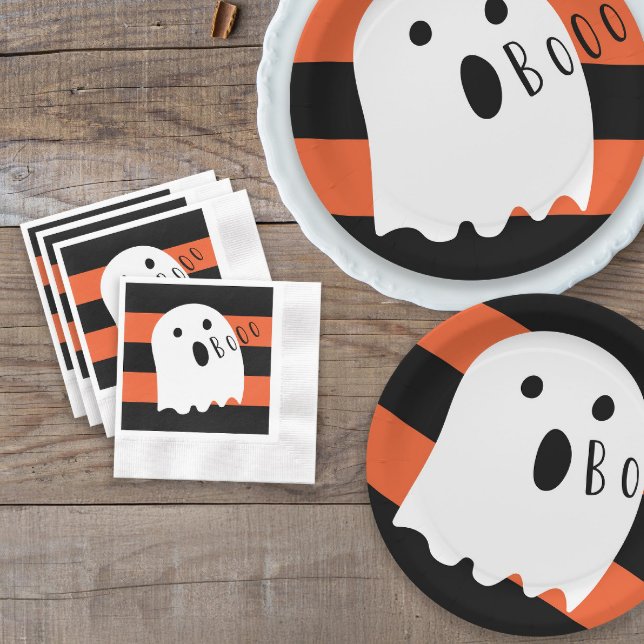 Halloween Baby Ghost Boo Napkin (Creator Uploaded)