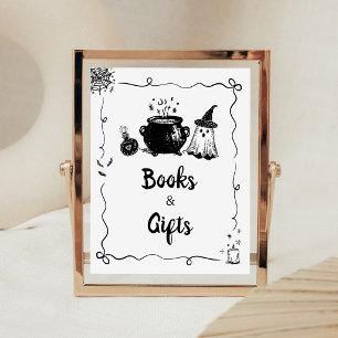 Halloween Baby is Brewing Books and Gifts Sign