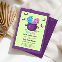Halloween Baby Is Brewing Gender Reveal