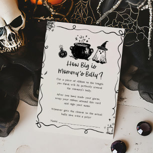 Halloween Baby is Brewing How Big Is Mummy's Belly