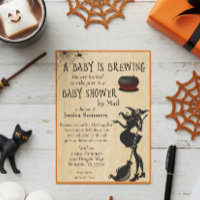 Halloween Baby is Brewing Shower by Mail Witch