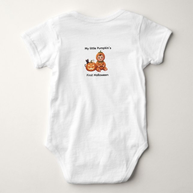 Halloween Baby Outfit Bodysuit (Back)