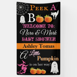 Halloween Baby Shower Banner