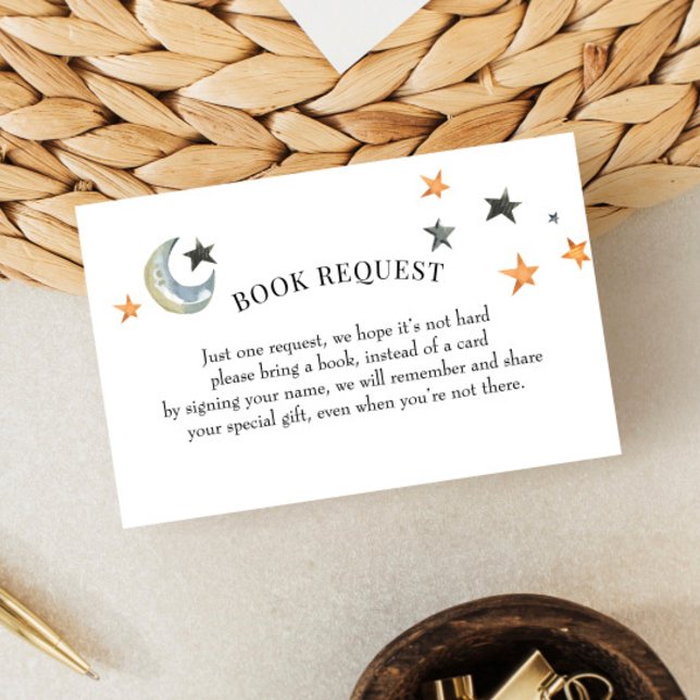 Halloween Baby Shower Book Request Insert Card (Creator Uploaded)