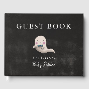 Halloween Baby Shower Boy Ghost Guest Book