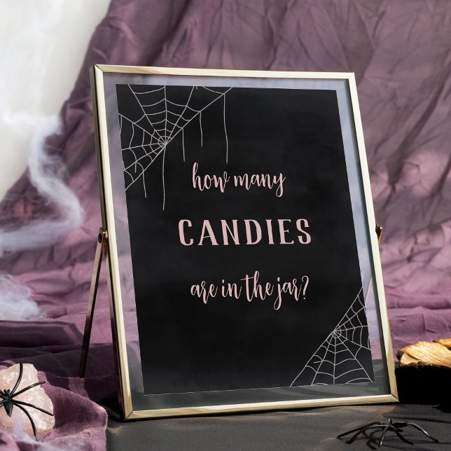 Halloween Baby Shower Candy Guessing Game Sign (Creator Uploaded)