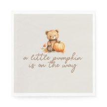 Halloween Baby Shower Decorations: Paper Napkins