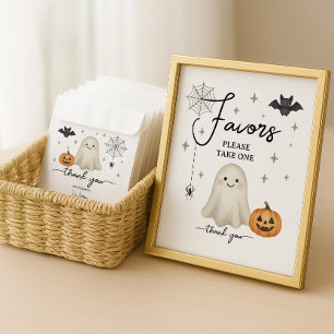 Halloween Baby Shower Favor Bag