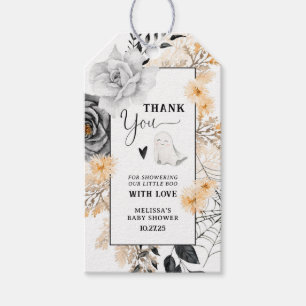 HALLOWEEN Baby Shower Favour Tags, A Little Boo Gift Tags