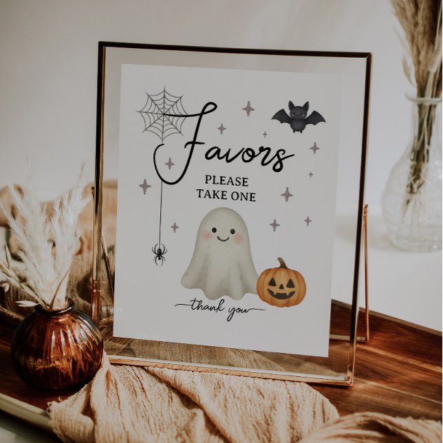 Halloween Baby Shower Favours Budget Flyer (Creator Uploaded)