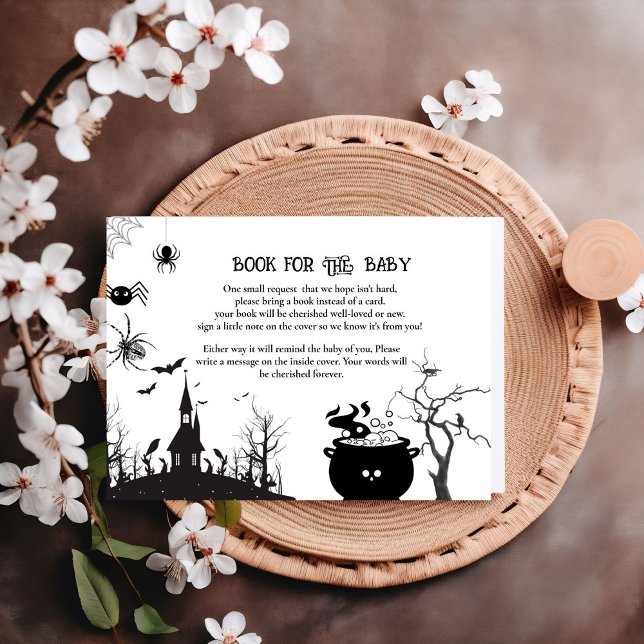 Halloween Baby shower game book for baby request E Enclosure Card (Creator Uploaded)