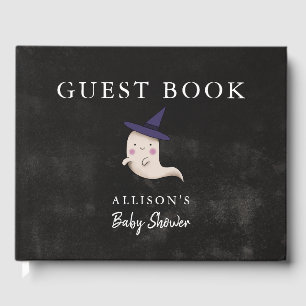 Halloween Baby Shower Girl Ghost Guest Book