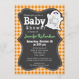 Halloween Baby Shower Invitation