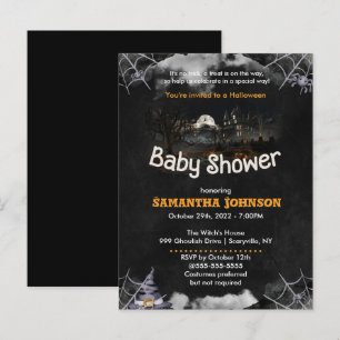 Halloween Baby Shower Invitation