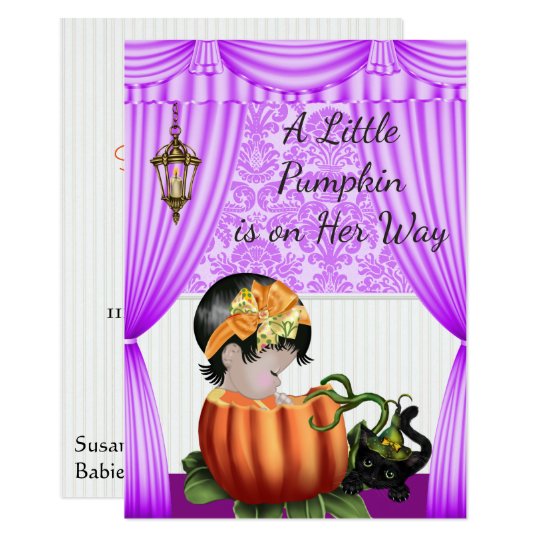 Halloween Baby Shower Invitation