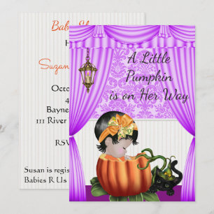 Halloween Baby Shower Invitation