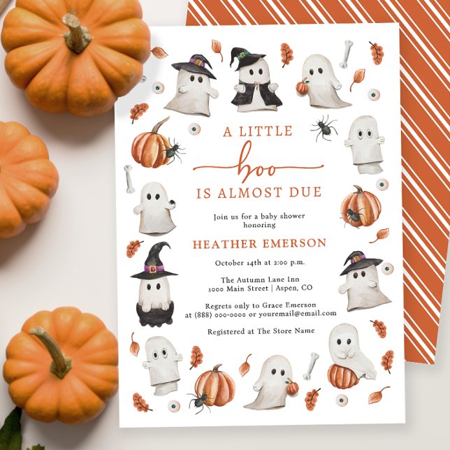 Halloween Baby Shower Invitation (Halloween Baby Shower Invitation
)