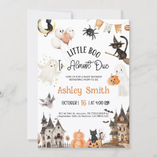 Halloween Baby Shower Invitation