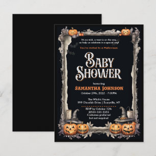 Halloween Baby Shower Invitation