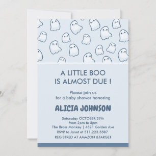 Halloween baby shower invitations cute