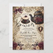 Halloween Baby Shower is Brewing Vintage Gothic