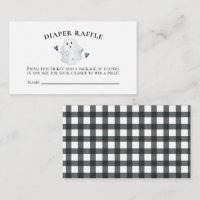 Halloween Baby Shower Little Boo Diaper Raffle