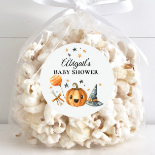 Halloween Baby Shower Little Boo is Due Sticker