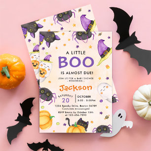 Halloween Baby Shower Party Invitation