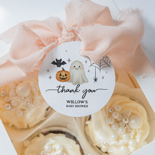 Halloween Baby Shower Thank You Favour Tags