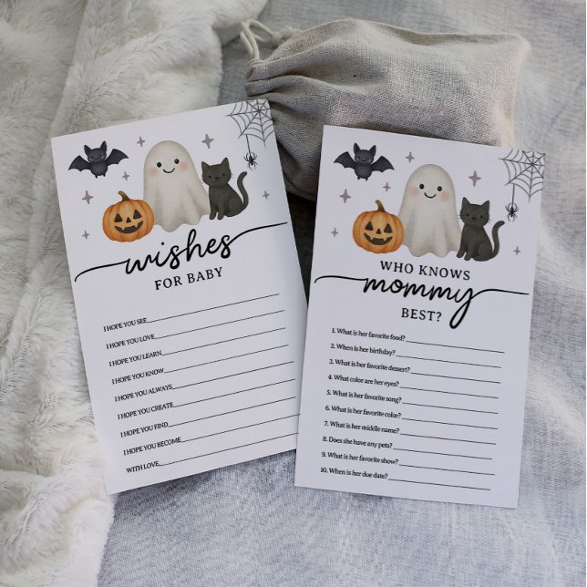 Halloween Baby Shower Wishes For Baby And Game (Creator Uploaded)