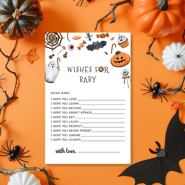 Halloween Baby Shower Wishes for Baby Game (Creator Uploaded)