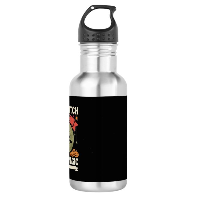 Halloween Baby Witch Moon Magic 532 Ml Water Bottle (Front)