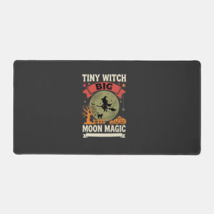 Halloween Baby Witch Moon Magic Desk Mat